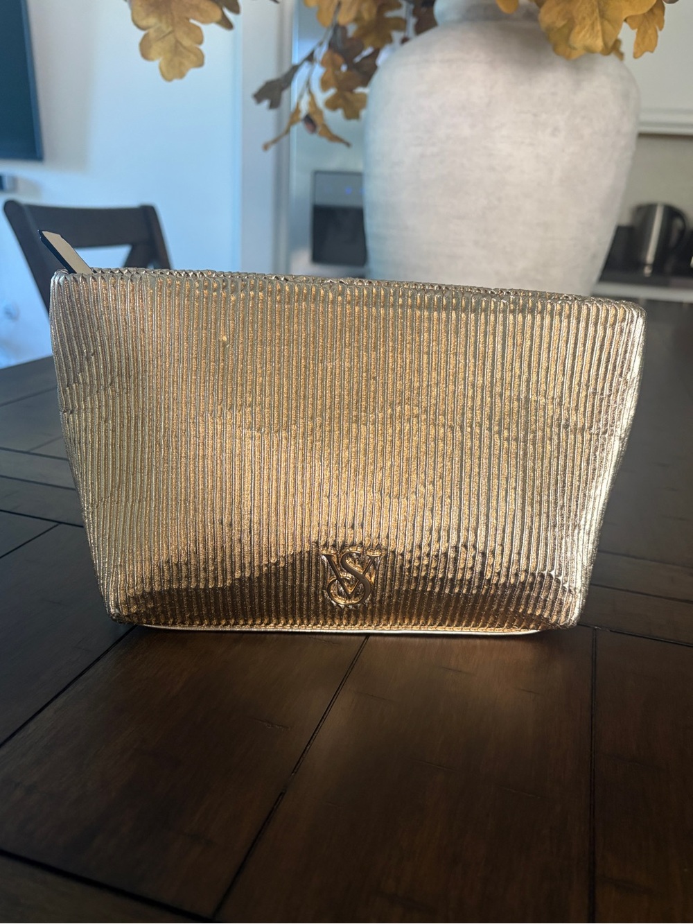 Victoria's Secret Gold Pouch